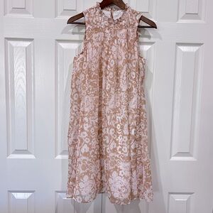 JOIE Limited Edition Mini Dress Women's Brushed Clay Print Size S